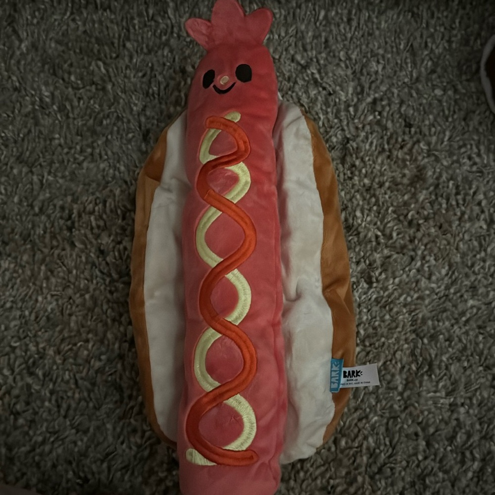 Jumbo Barkbox hotdog